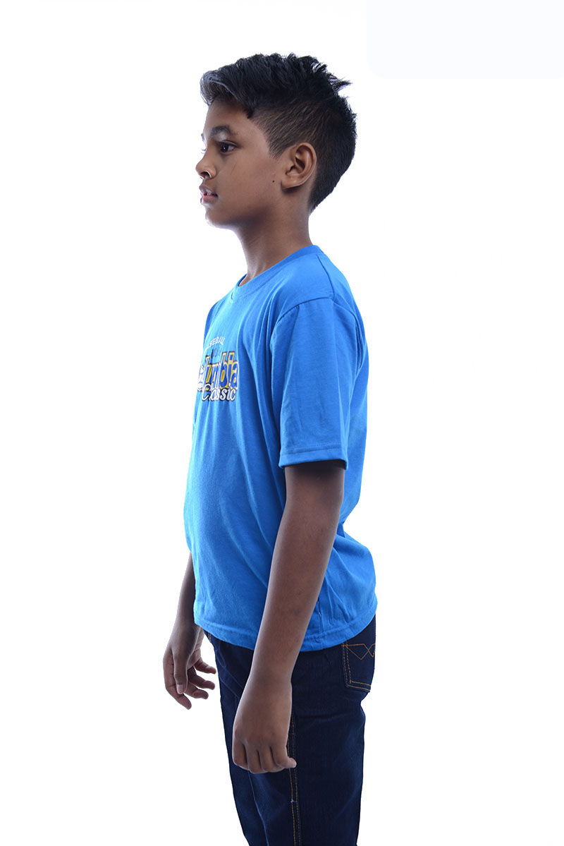 W811395BL Baseball Casual T Shirt Short Sleeve
